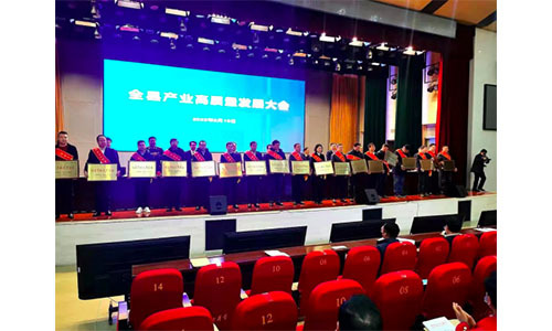 攜手并進 逐夢同行(xíng)—潘俊董事(shì)長(cháng)參加肥西(xī)縣全縣産業(yè)高(gāo)質量發展大(dà)會(huì)